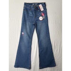 Wonder Nation Girls Floral Flare Jeggings‎ NWT Size M 7-8